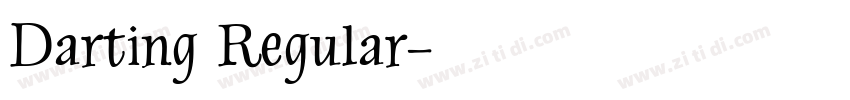 Darting Regular字体转换